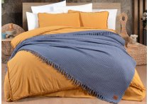 Постельное белье Washed Cotton Sikel - Soho Firfirli Hardal (Turkey), евро